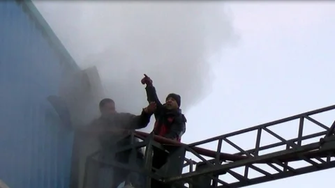 Tavuk Deposunda Yangın