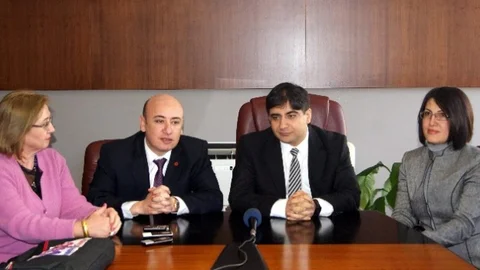 Arabuluculuk Daire Başkanı Öztatar'dan Ayto Başkanı Ülken'e Ziyaret