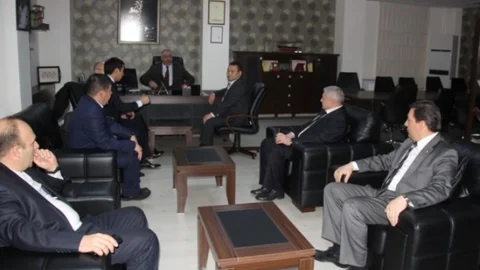 Kırgız Heyetinden Turizm Müdürüne Ziyaret