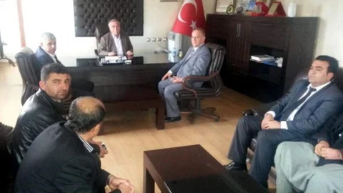 Osman Özet Samsat Teşkilatını Ziyaret Etti