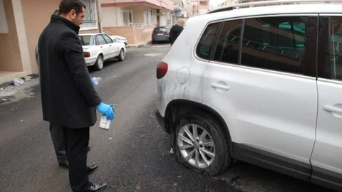 Hatay'da 40 Aracın Lastiğini Patlattılar