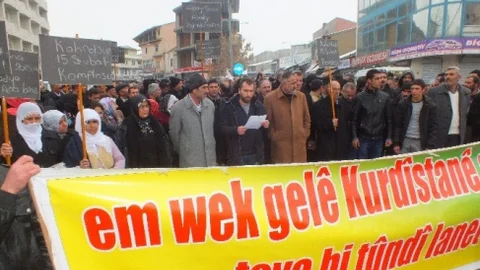 Malazgirt'te 15 Şubat Protestosu