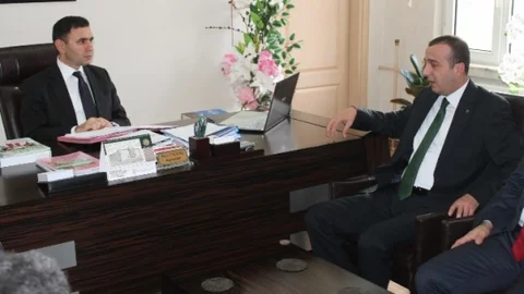 MHP İlçe Teşkilatından Kaymakam Yılmaz'a Ziyaret