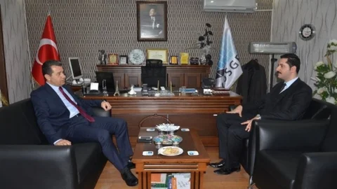 Batman Valisi Azmi Çelik KOSGEB Batman Hizmet Merkezi Müdürlüğü'nü Ziyaret Etti