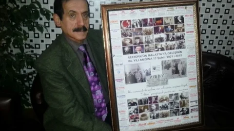 Atatürk'ün Malatya'ya Geliş Yıl Dönümüne Özel Poster Yaptırdı