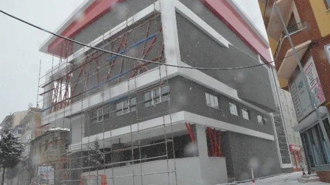 Kültür Merkezinin Yapım Çalışmaları Devam Ediyor