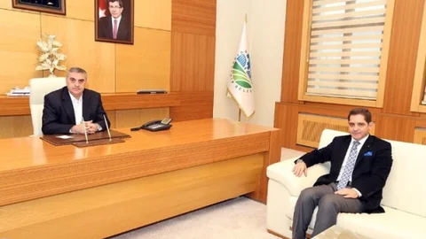 Başkan Toçoğlu Karataş'a Başarı Diledi