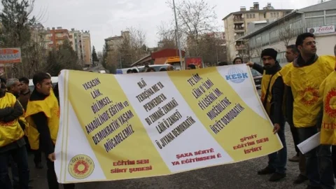 Polis İle Sendika Üyeleri Arasında Gerginlik