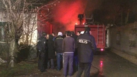 Elazığ'da Boş Evde Yangın