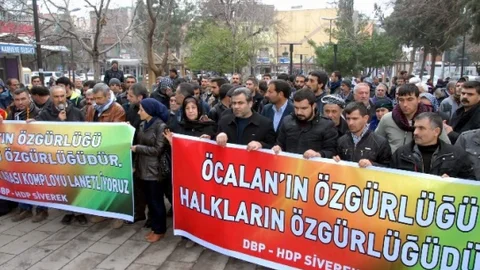 Siverek'te 15 Şubat Yürüyüşü