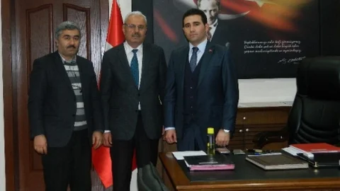 Basın Mensuplarından Yeni Kaymakama Ziyaret