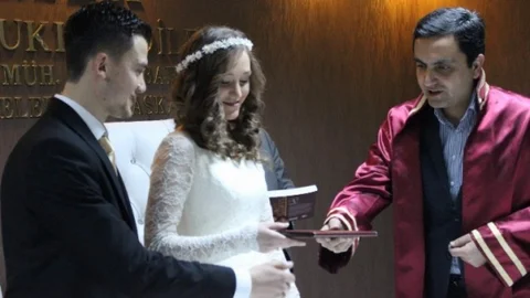 Kırşehir'de 14 Şubat Sevgililer Gününde 11 Nikah Kıyıldı
