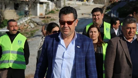 Başkan Kocadon Mumcular'daki Çalışmaları Yerinde İnceledi