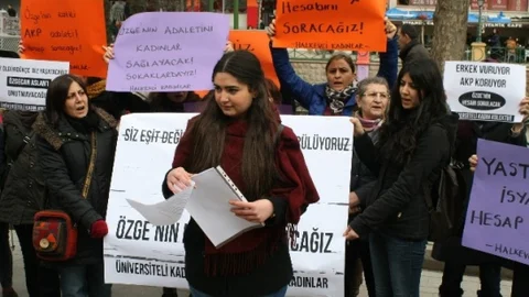 Eskişehir'de Özgecan Tepkisi