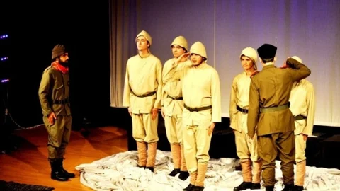 Çanakkale Destanı Bodrum'da Sahnelendi