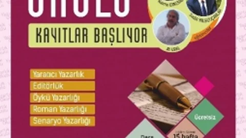 Yazarlık Okulu Kayıtları Başladı