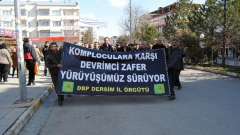 Tunceli'de Öcalan Eylemi Olaysız Sona Erdi