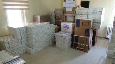 Kulp'ta 49 Bin Paket Kaçak Sigara Ele Geçirildi