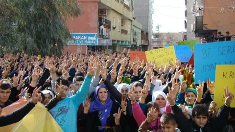 Silopi'de 15 Şubat Yürüyüşü