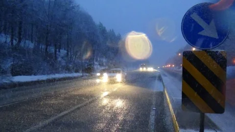 Bolu Dağı'nda Kar Yağışı Başladı