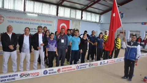 Türkiye Bocce 1. Ligi 1. Etabı Kazan'da Yapıldı
