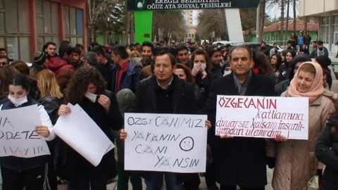 Ereğli'de Özgecan İçin Yürüdüler