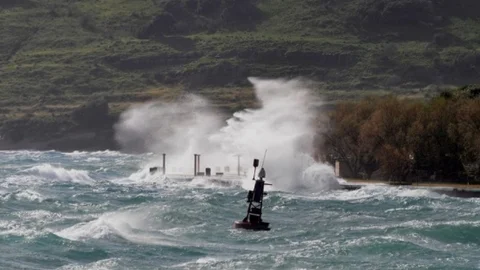Bodrum'a Fırtınayla Birlikte Soğuk Geliyor