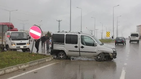 Sinop'ta Trafik Kazası 1 Yaralı