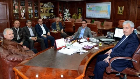 Milletvekili Aday Adayları Başkan Çetinkaya'yı Ziyaret Etti