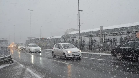 İstanbul'da Yoğun Kar Yağışı