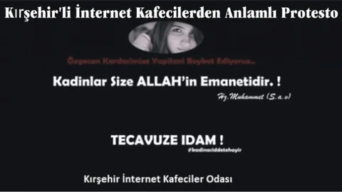İnternet Kafeciler Odası Özgecan Aslan İçin Ekran Kararttı