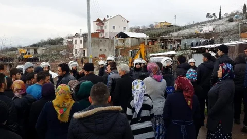 İzmit'te Olaylı Yıkım