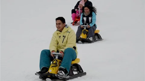 Cıbıltepe'de kayak keyfi