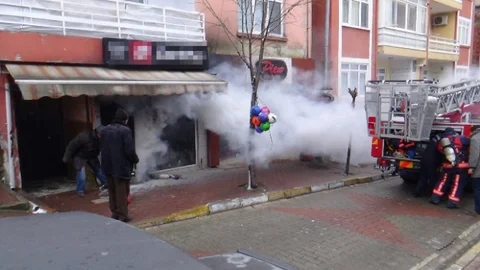 Silivri'de Korkutan Yangın