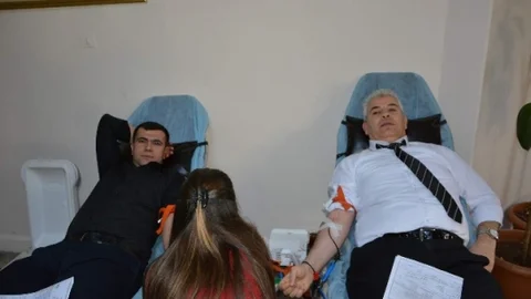 Belediye Personeli Kan Bağışında Bulundu