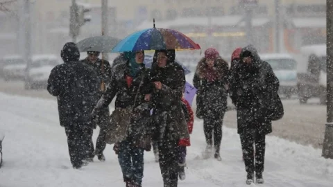 Kayseri'de Yoğun Kar Yağışı Etkili Oldu