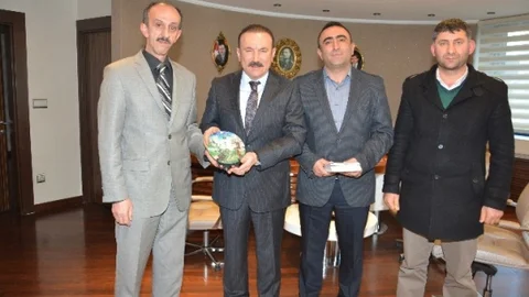 Karabağ Azatlık Teşkilatı Üyelerinden Başkan Doğan'a Ziyaret