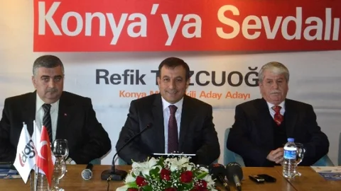 Refik Tuzcuoğlu Basın Mensuplarıyla Bir Araya Geldi