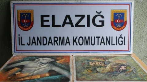 Suriye'nin Tarihi Sanat Eserleri Elazığ'da Ele Geçirildi