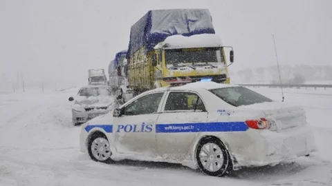 Seydişehir'de Kar Esareti