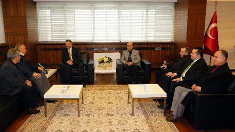 Başkan Çelik'e Hayırlı Olsun Ziyaretleri