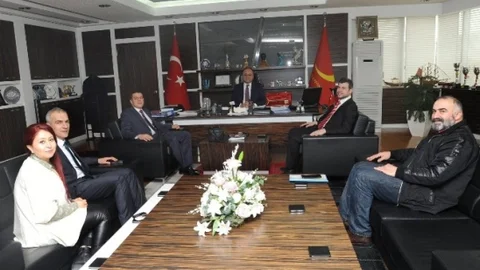 Veteriner Hekimler Odası Tahsin Babaş'ı Ziyaret Etti