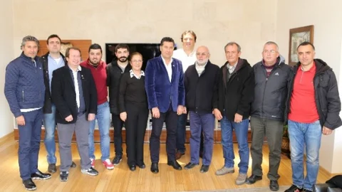Bodrum Beşiktaşlılar Derneğinden Başkan Kocadon'a Ziyaret
