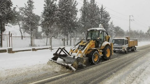 Gebze'de Ulaşıma Kar Engeli Yok