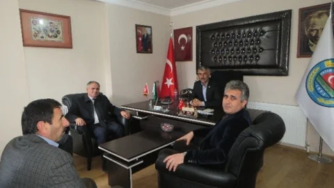 Başkan Öztürk'ten Yahyalı Ziraat Odası Başkanına Ziyaret