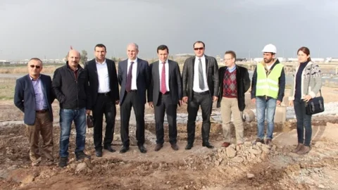 Demirci 3'üncü Köprü Çalışmalarını İnceledi