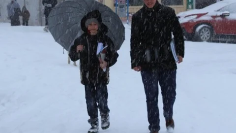 Yıldızeli'nde Kar Yağışı Etkili Oldu