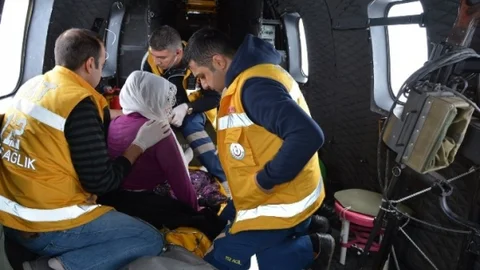 Hamile Kadının İmdadına Mehmetçik Yetişti