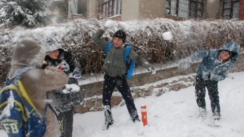 Tokat'ta Kar Tatili Öğrencileri Sevindirdi