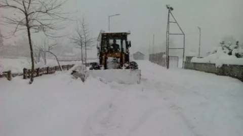 Bartın'da 77 Köy Yolu Ulaşıma Kapalı